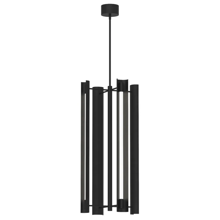 Visual Comfort Studio Carson 4-Light Pendant Light in Midnight Black by Kelly Wearstler