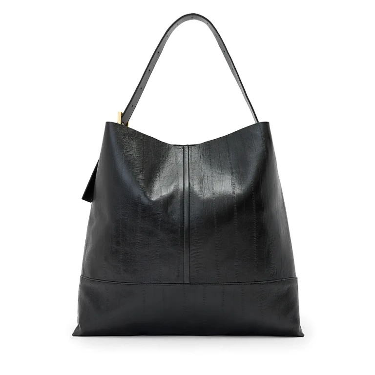 Allsaints Asha Eel Embossed Shoulder Bag