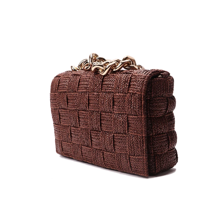 Casadei Han Ber Brown Calf Leather Bag - Women