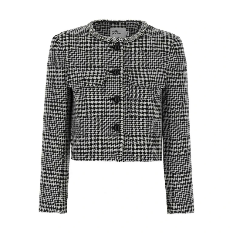 Blazer Self-Portrait - Blanc