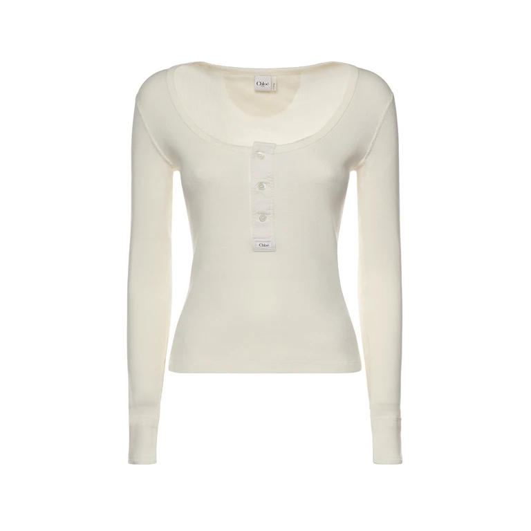 Chloè Shirts Iconic Milk Cotton - Women