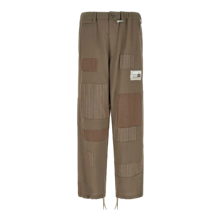 Maison Mihara Yasuhiro Pantalons Décontractés - Beige