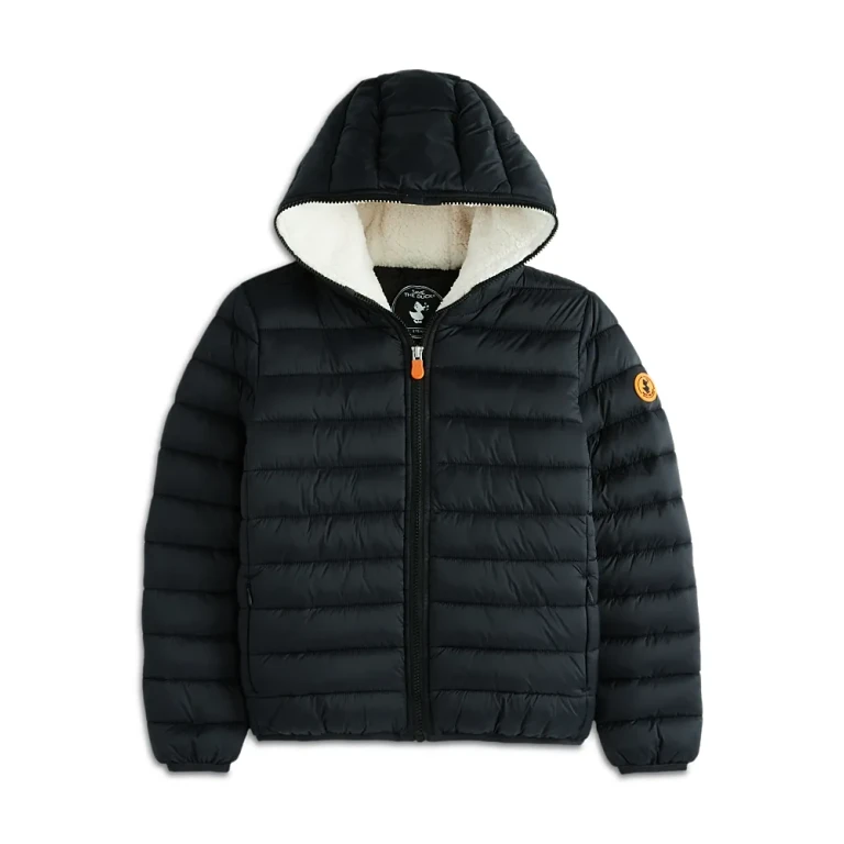 Save the Duck Girls' Leci Hooded Puffer Jacket - Little Kid, Big Kid