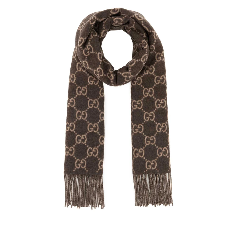 Gucci Embroidered Cashmere Scarf