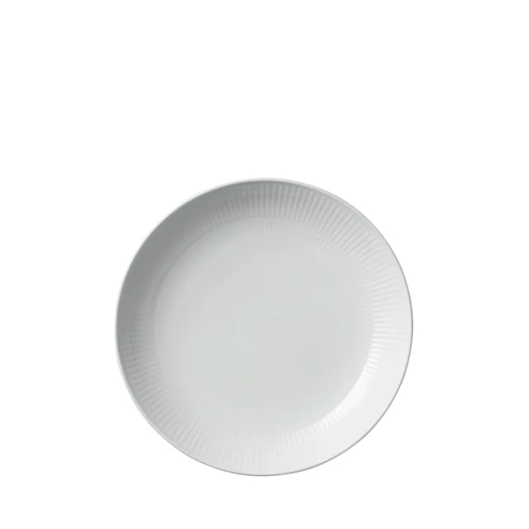 Royal Copenhagen White Fluted Shallow Bowl
