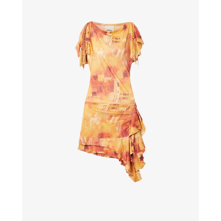 Robe Janick - Femme - Orange - Taille 34 - Isabel Marant