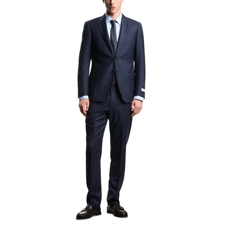 Emporio Armani Regular Fit Checkered Suit