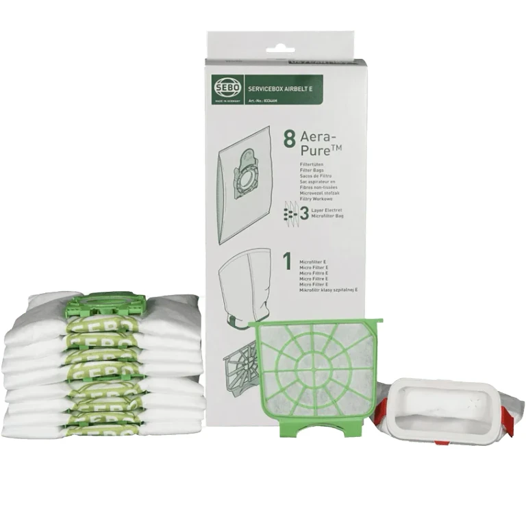 SEBO Vacuum Service Box E (8 bags, microfilter and exhaust filter)