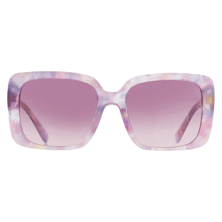 Coach Gradient Pink Purple Square Ladies Sunglasses HC8424U 58677W 54