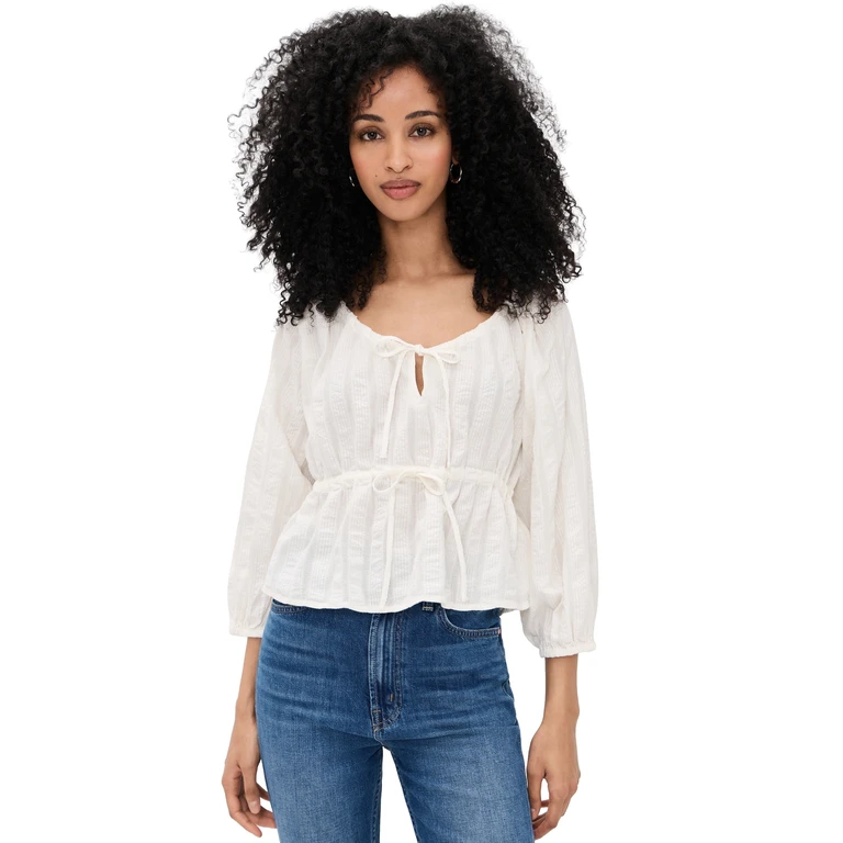 MOTHER The Love Child Top White L