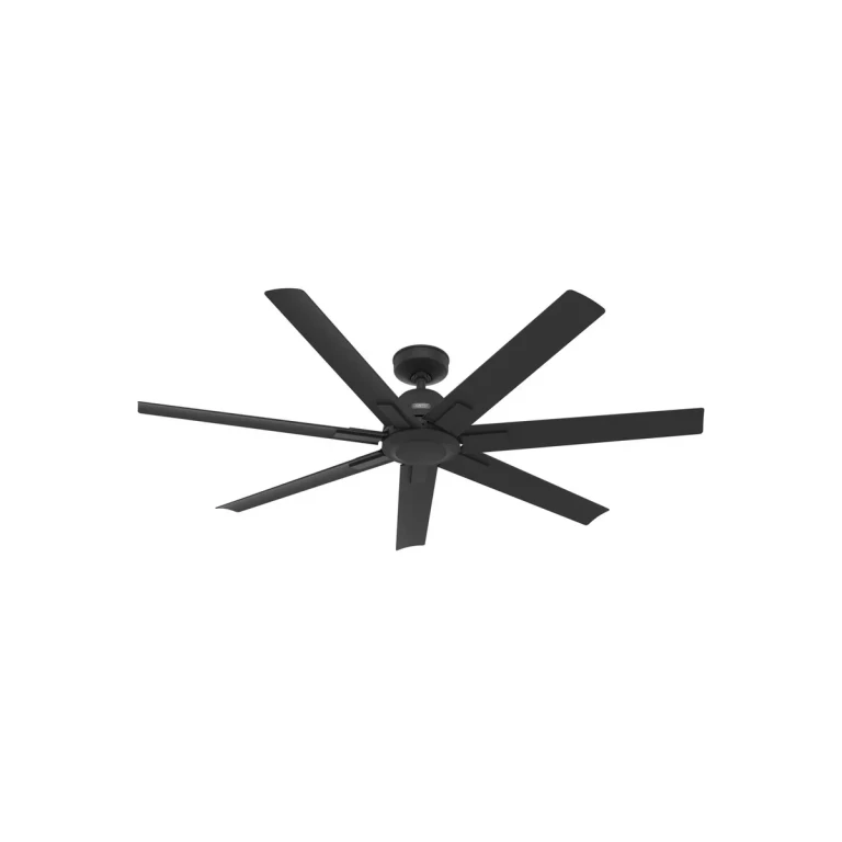Matte Black 60"Ceiling Fan from the Downtown Collection