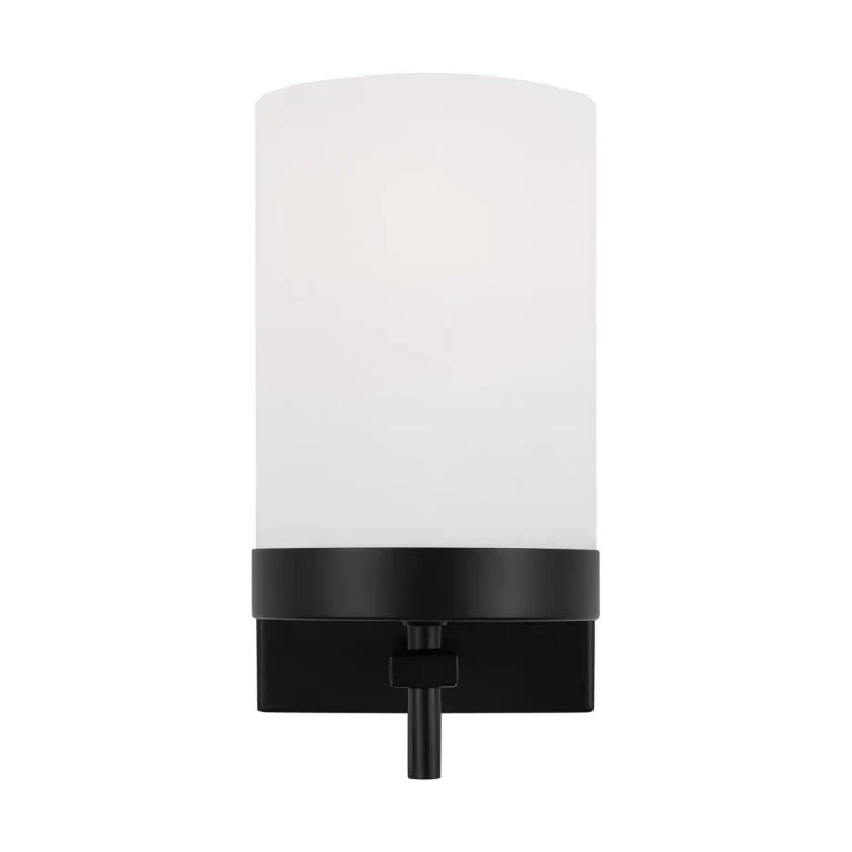 Zire Bathroom Vanity Light in Midnight Black