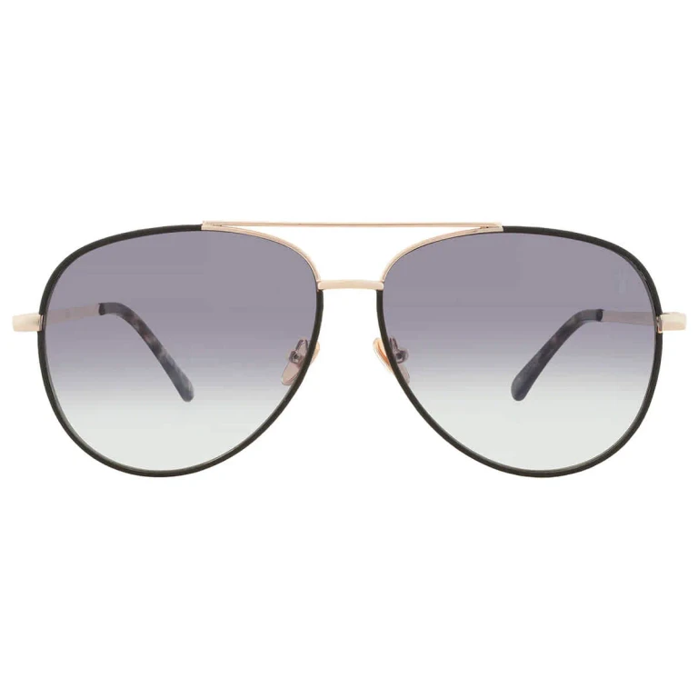 Frye 61202FRY BLK Smoke Phantos Ladies Sunglasses 10266414.COM BLKSMK