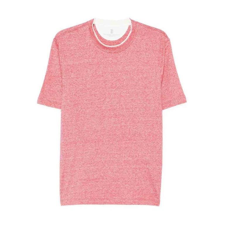 BRUNELLO CUCINELLI - Brunello Cucinelli Bicolor T-shirt