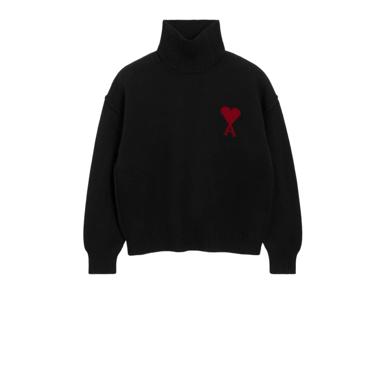 Ami Alexandre Mattiussi Ami Sweaters Black
