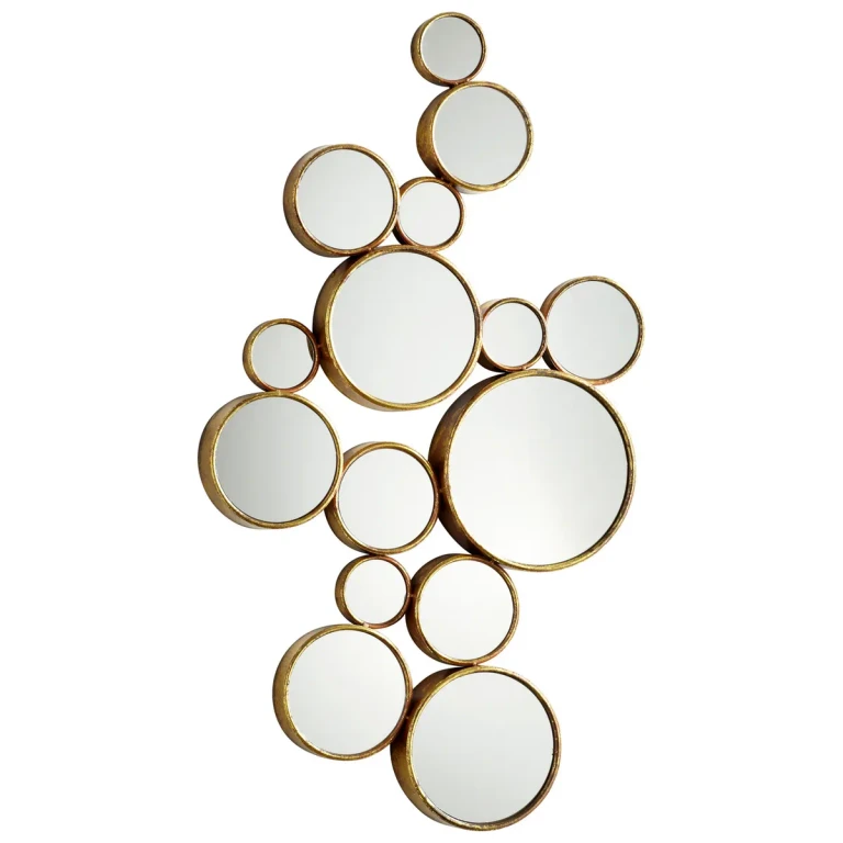 Cyan Design Bubbles Mirror in Gold
