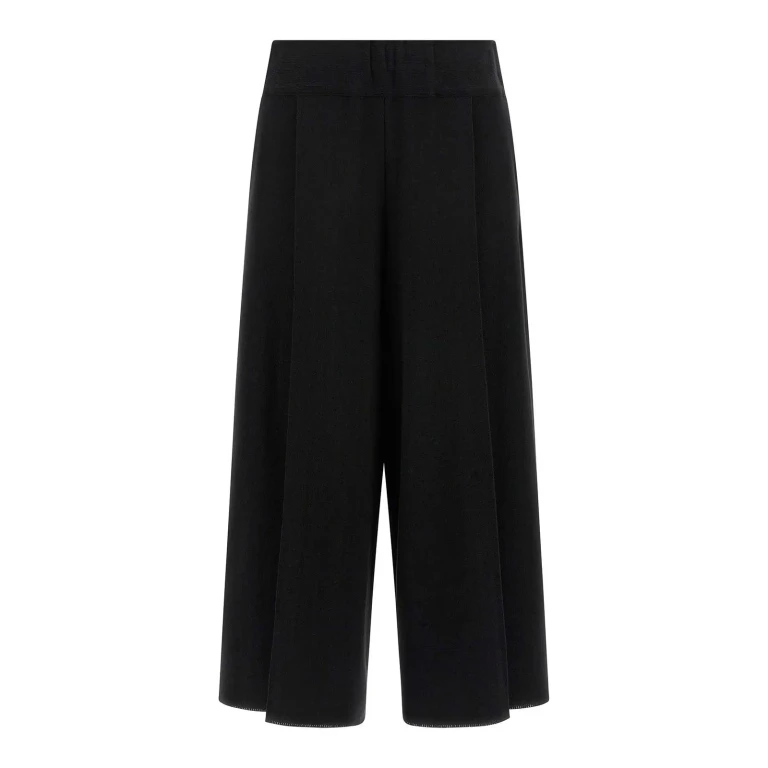 Pleats Please Issey Miyake Pantalons Décontractés - Noir
