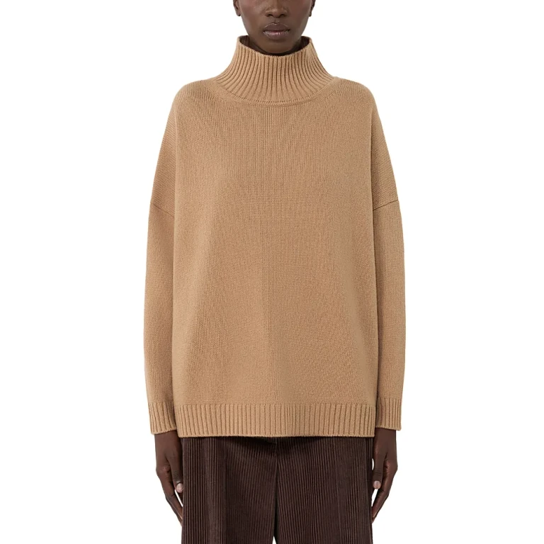 Weekend Max Mara Borgia Camel Wool Sweater