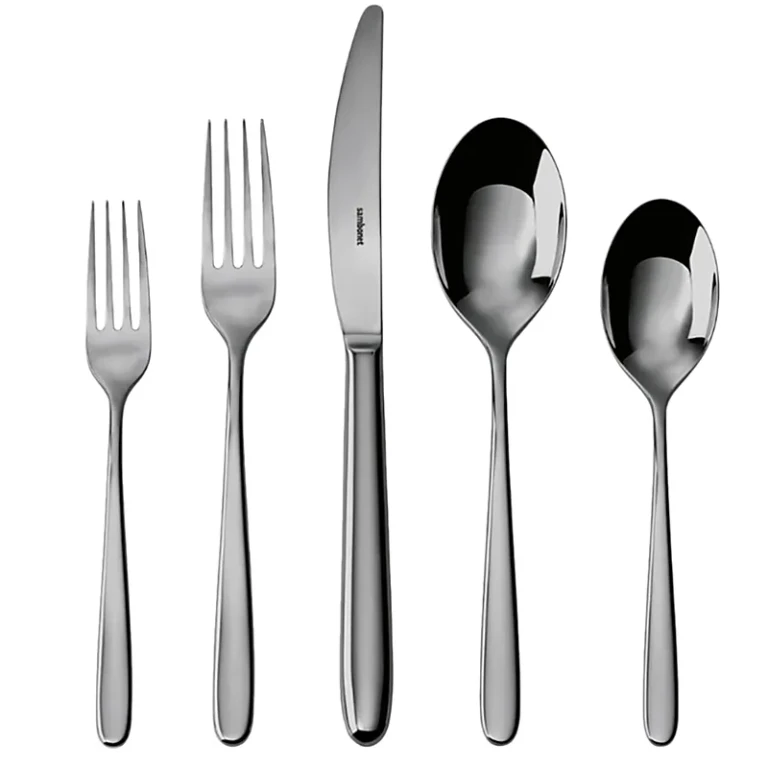 Sambonet Hannah Black 5-Piece Place Setting