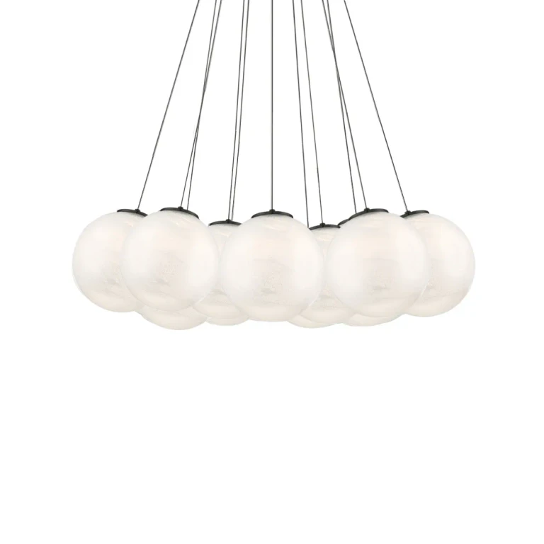 Black LED Chandelier from the Cosmic Collection
