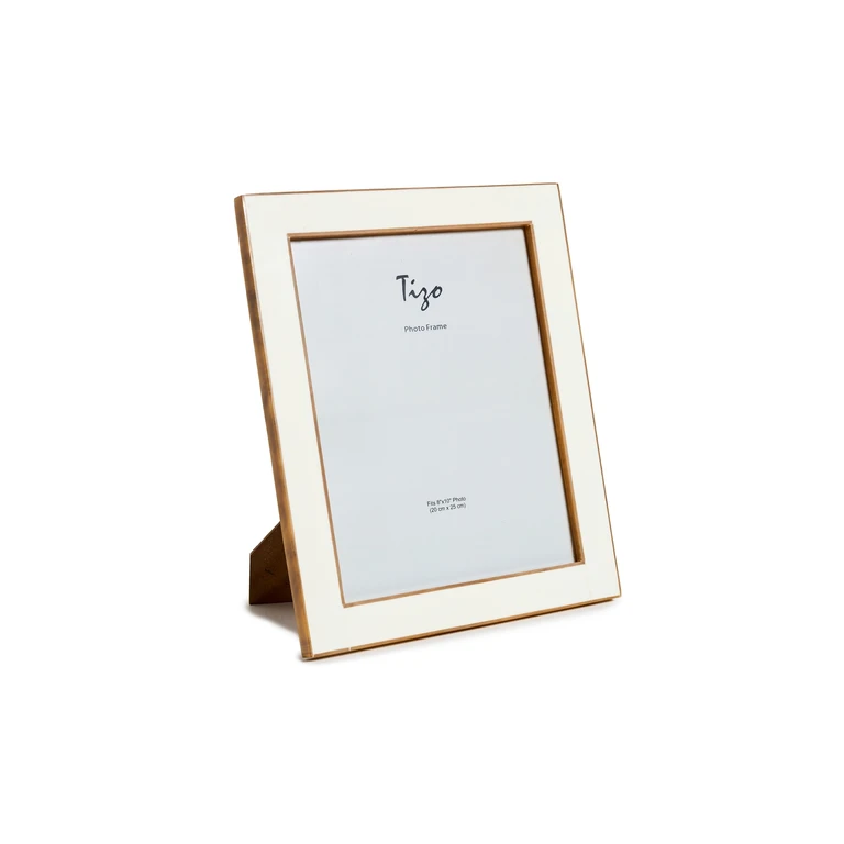 Tizo Design Bone and Resin Frame 8x10 White One Size