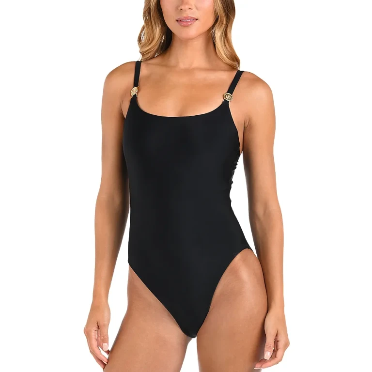 L'Agence Remi Solid Basic Lingerie One Piece Swimsuit