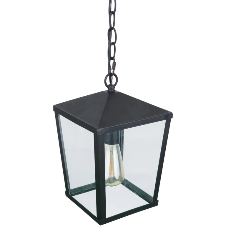 Midnight One Light Outdoor Pendant from the Olsen Collection