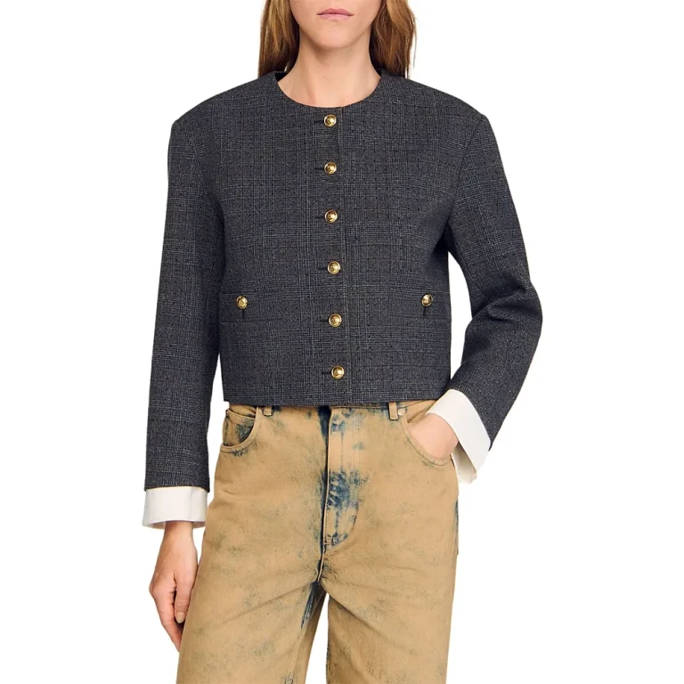 Sandro Embellished Short Jacket