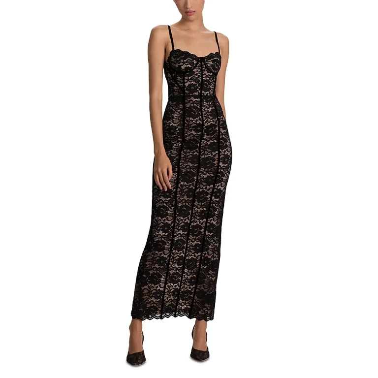 Alice and Olivia Carissa Lace Bustier Dress