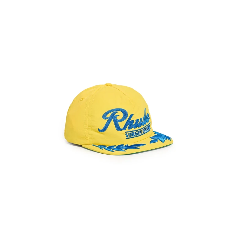 Rhude Virgin Islands Hat Yellow/Blue One Size