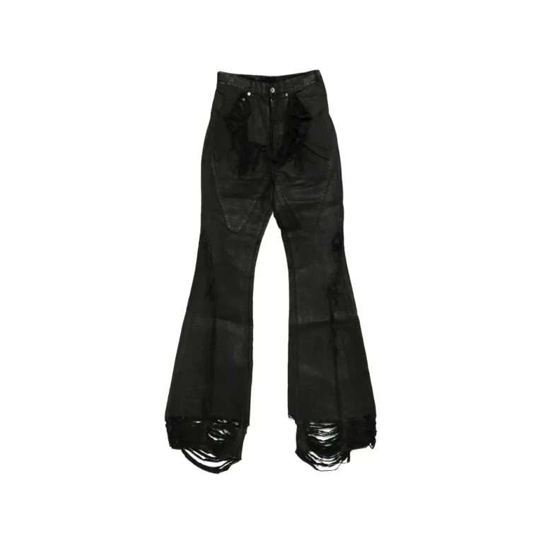 Rick Owens Drkshdw Frayed Jeans
