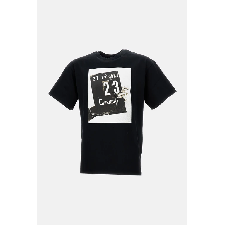 Givenchy Black Cotton T-shirt