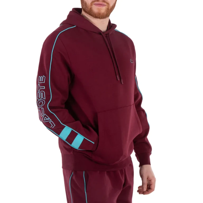 Lacoste Contrast Details Cotton Hoodie