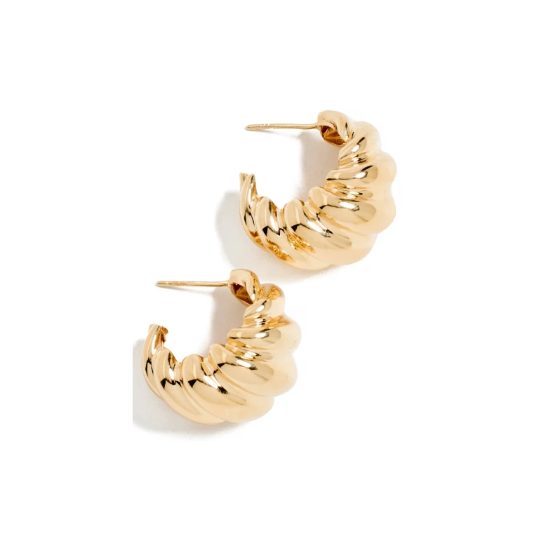 Jennifer Zeuner Jewelry Perla 1 Earring Gold One Size