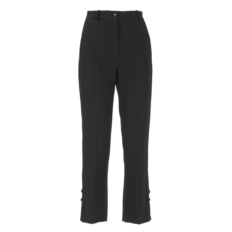Elisabetta Franchi Black Flared Trousers