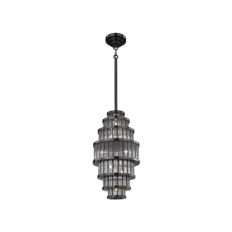 Polished Gunmetal LED Pendant from the Waldorf Collection