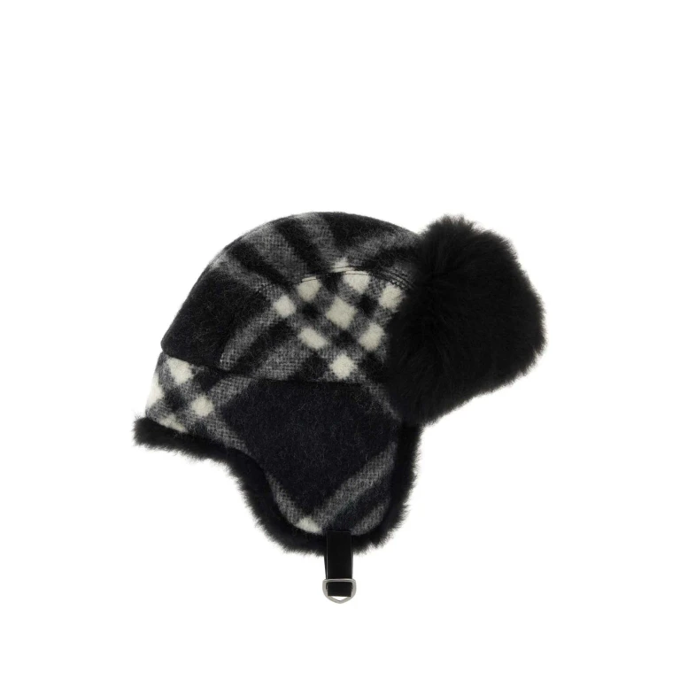 Burberry Embroidered Wool Hat