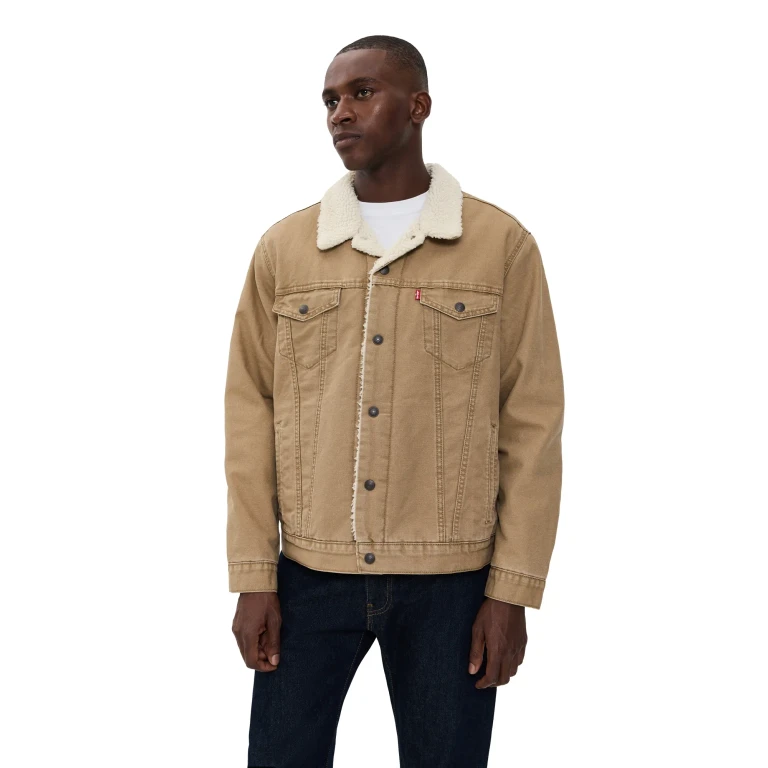 Levi's Type 3 Sherpa Trucker 夹克 Ermine XXL