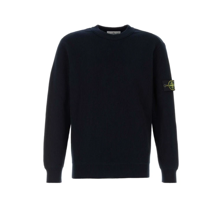 Midnight Blue Cotton Sweater
