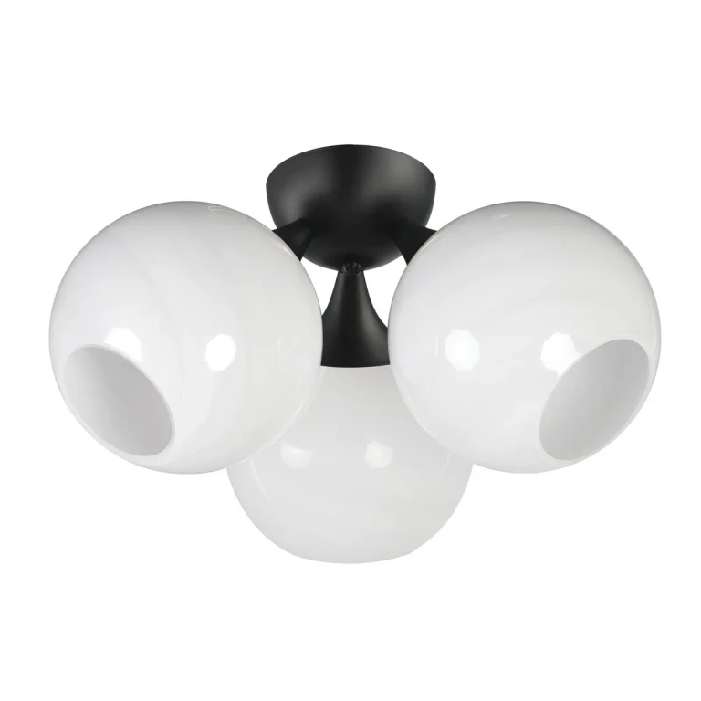 Black Semi Flush Mount from the Neve Collection