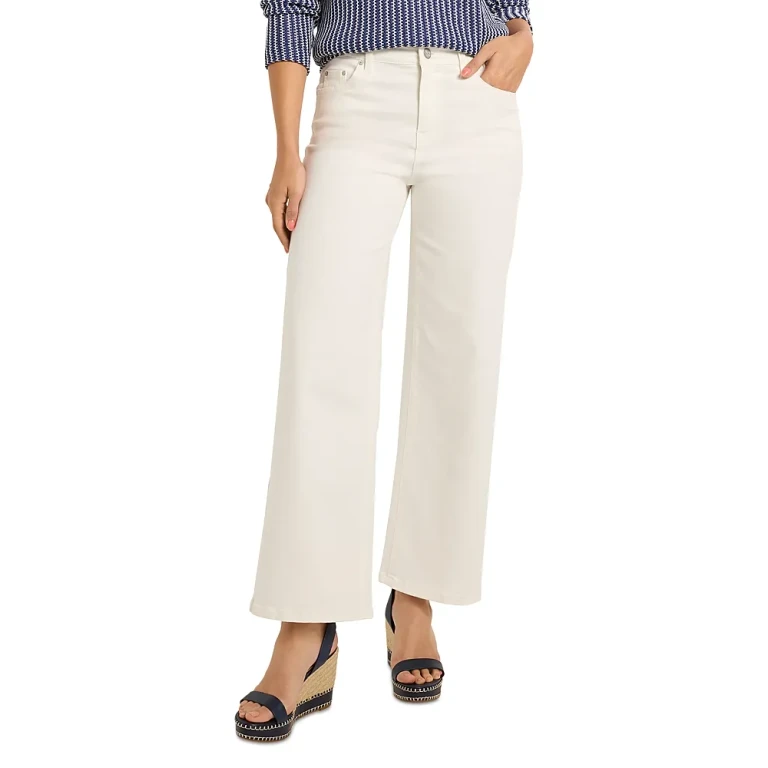 Nic+Zoe Forward Seam Weekend Jeans in Paper White