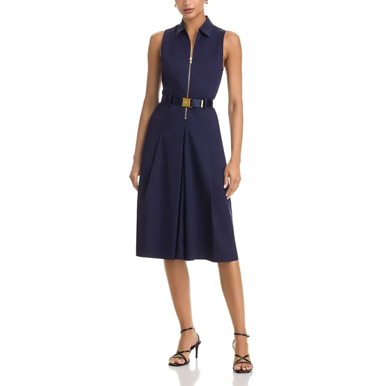 L'Agence Kylo Belted Shirtdress