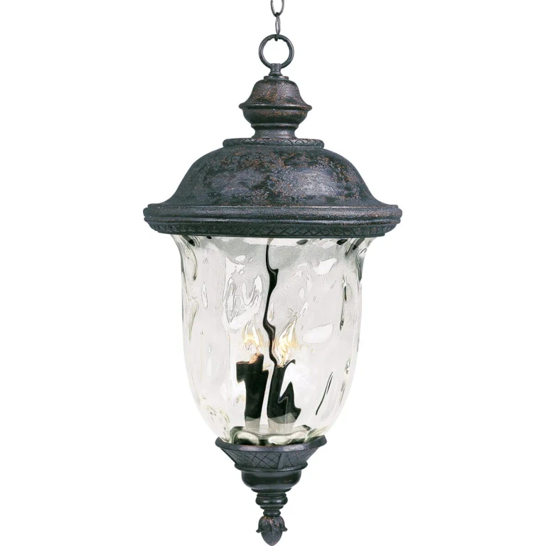 Carriage House VX 3-Lt 28" Outdoor Hanging, Bronze