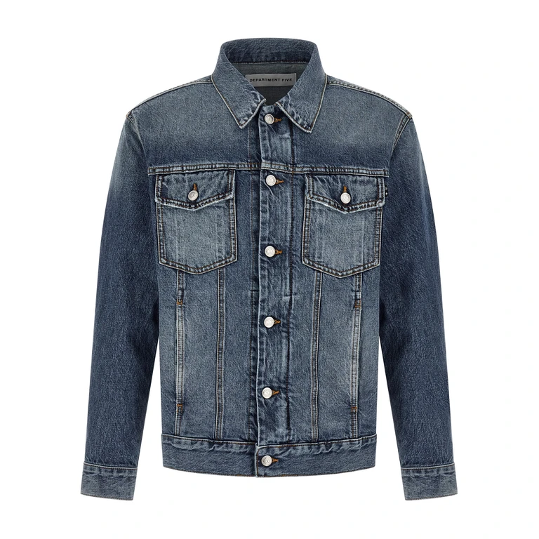 Department 5 Soul jacket Blue Cotton Down Jacket, Parka, Casual - Men