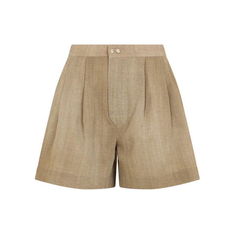 Ermanno Scervino Shorts Nude & Neutrals Polyester - Women