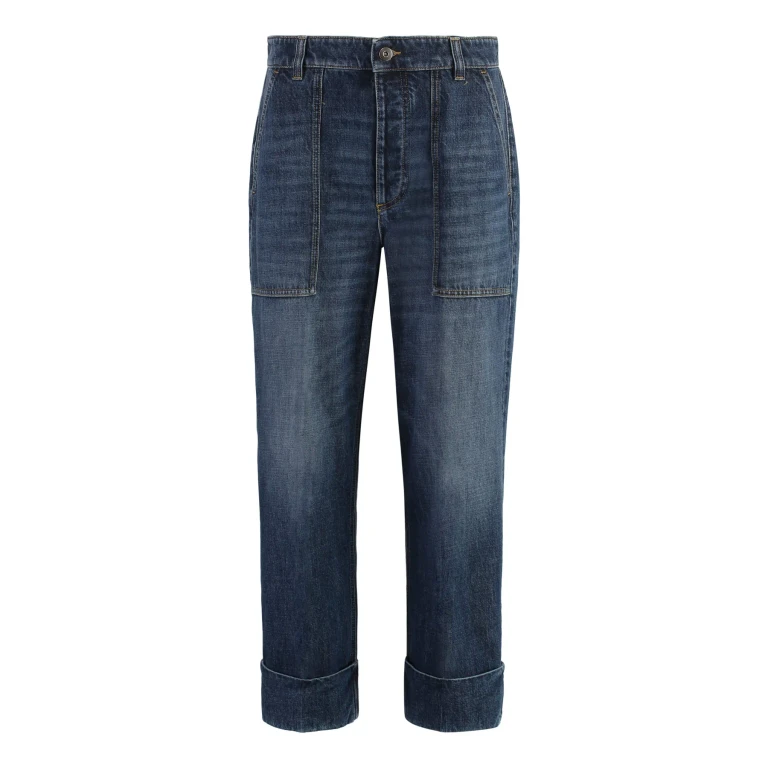 Dior 阔腿牛仔裤