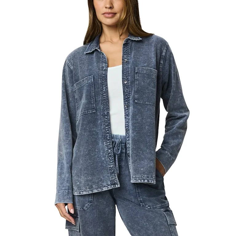 Splendid Gwen Mido Button Down Indigo L