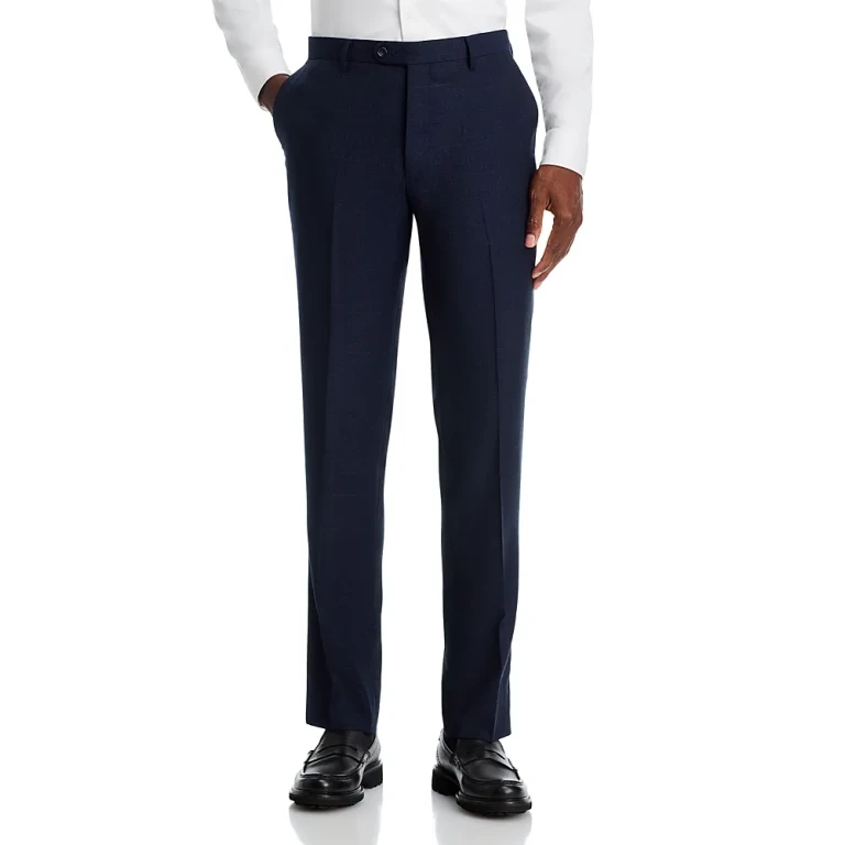 John Varvatos Star Usa Crepe Melange Solid Pants