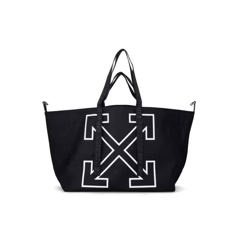 Off White Heritage Day Off Arrow Tote Bag