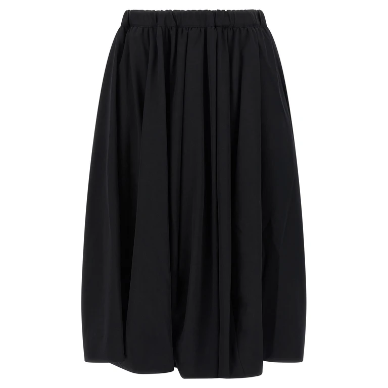 Comme des Garçons Black Wool Mini Skirt - Women